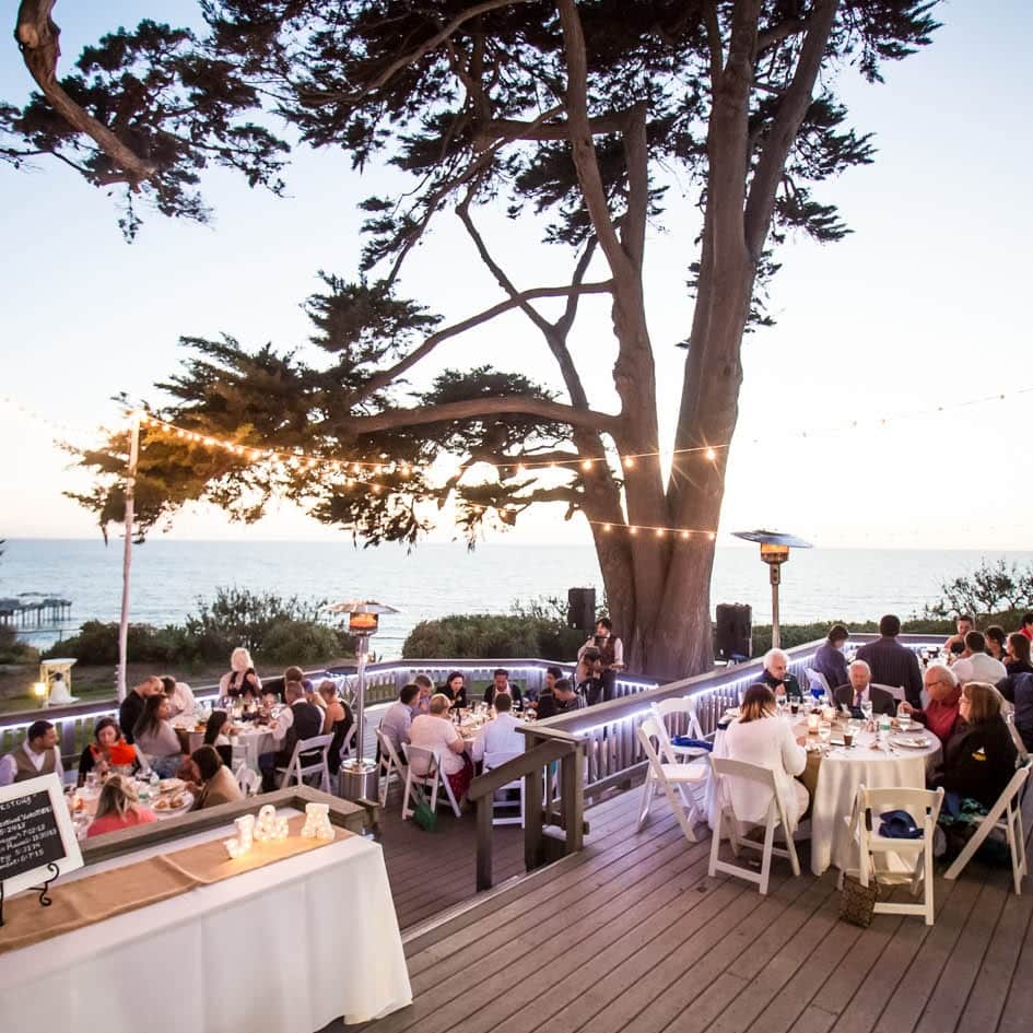House with ocean view, event venue