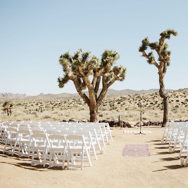 Desert outdoor event space