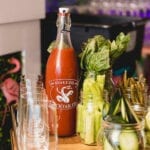 craft bloody mary bar with garnish | snake oil cocktail co