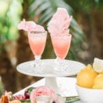 beautiful craft mocktail with cotton candy garnish | snake oil cocktail co.