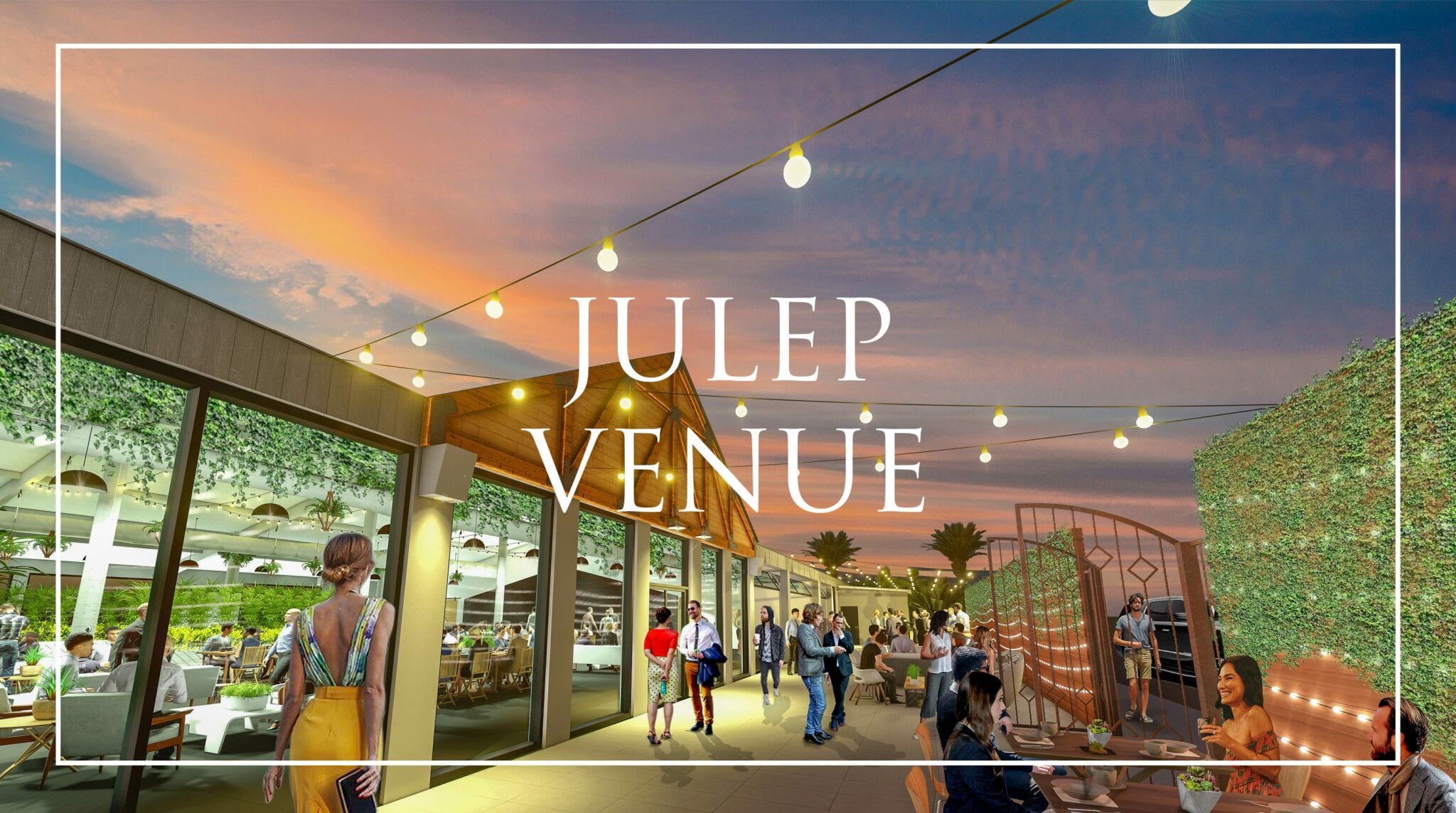 Julep outdoor event venue with patio | Snake Oil Cocktail Co.